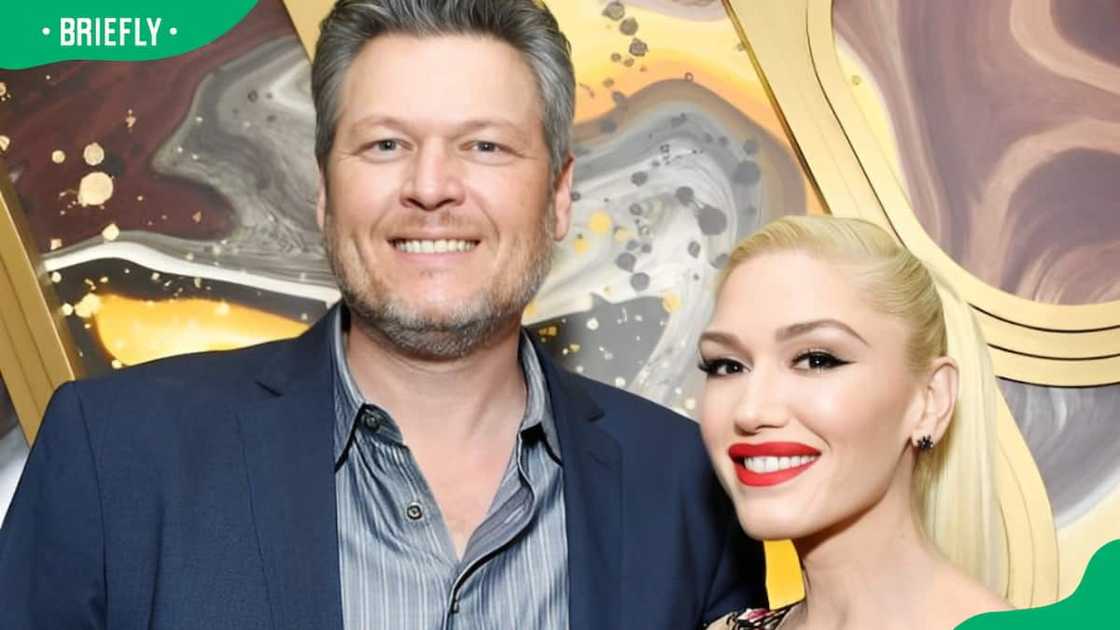 Blake Shelton and Gwen Stefani at Hollywood Athletic Club