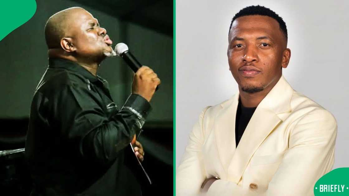 Andile KaMajola showed his support for Dumi Mkokstad