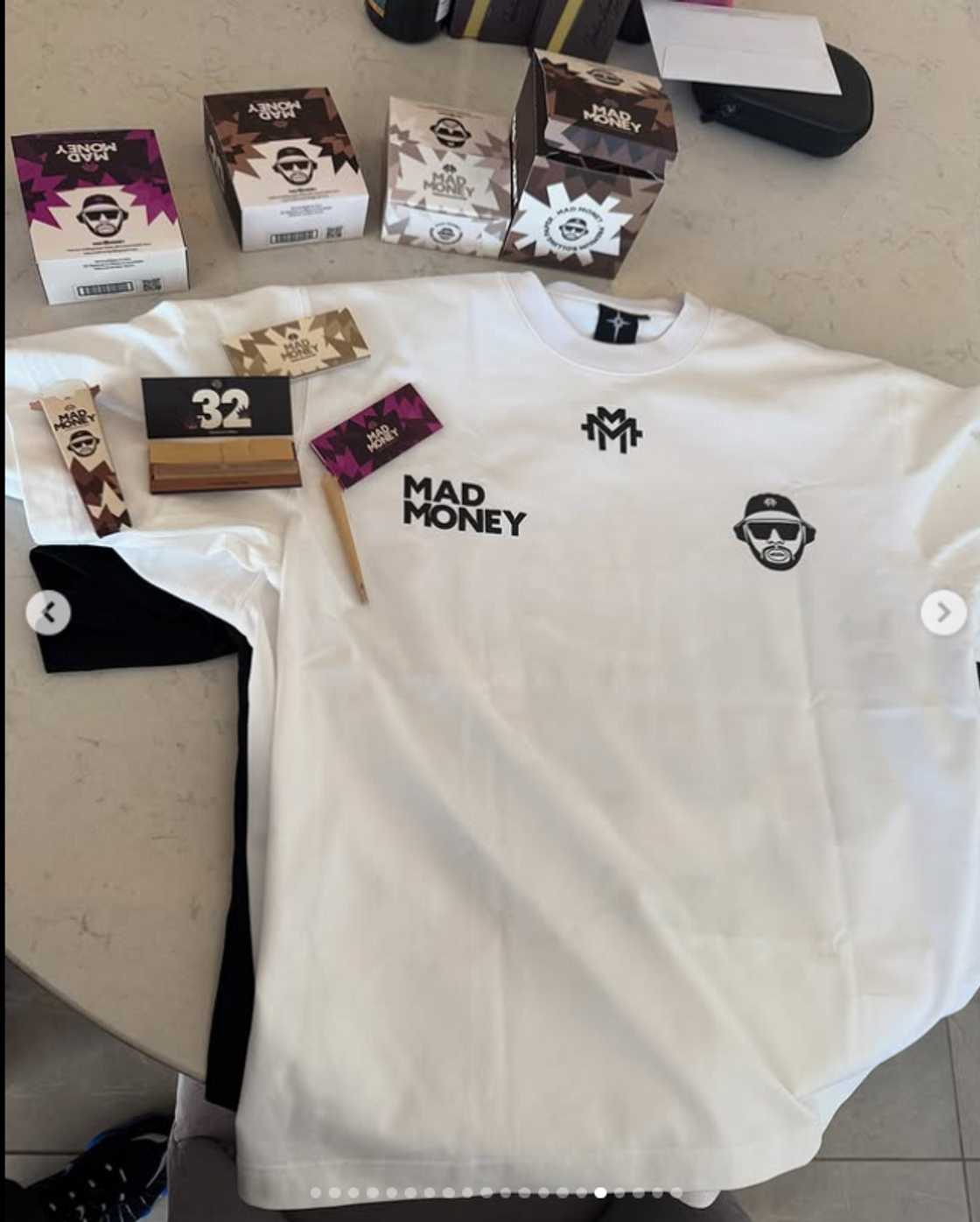 DJ Maphorisa showed off his luxury brand. DJ Maphorisa showed off his luxury brand.