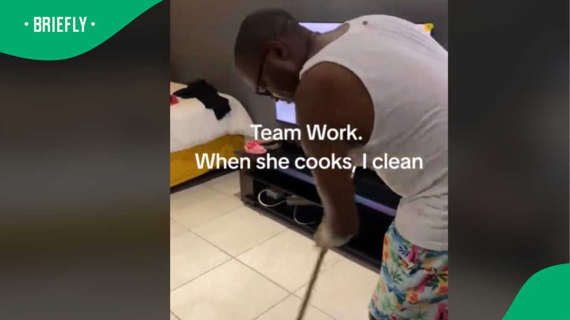 A man's video on household responsibilities went viral. A man's video on household responsibilities went viral.
