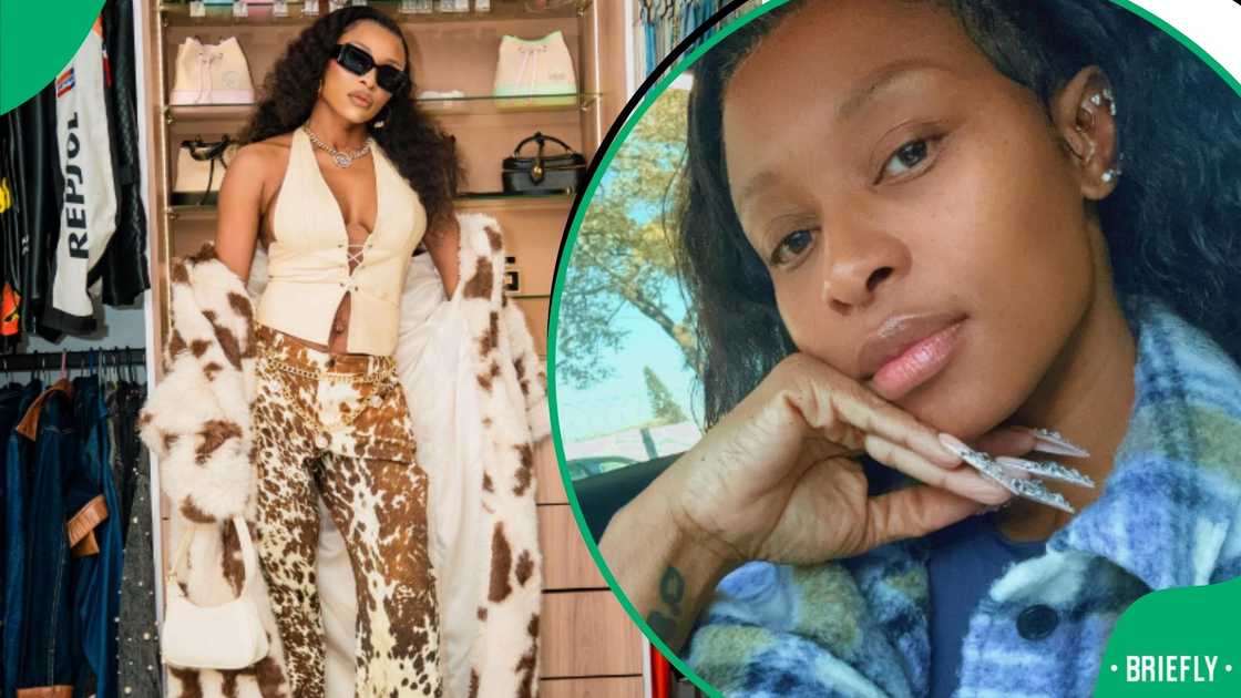 Zinhle posts old photo Zinhle posts old photo