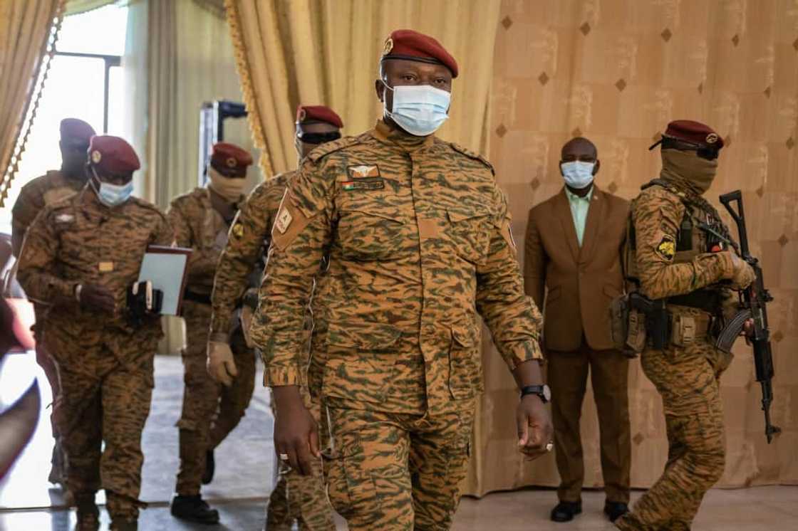 Lieutenant-Colonel Paul-Henri Sandaogo Damiba appointed himself transitional president after the coup Lieutenant-Colonel Paul-Henri Sandaogo Damiba appointed himself transitional president after the coup