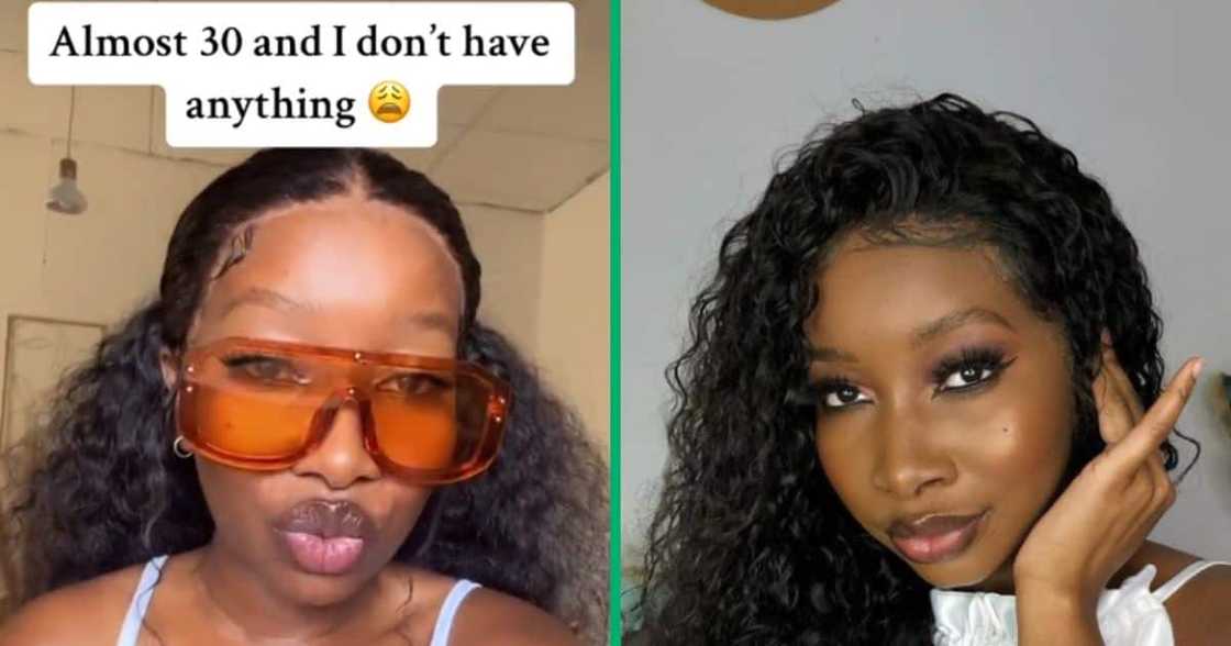 A young lady close to 30 said she has nothing to show for that age. A young lady close to 30 said she has nothing to show for that age.