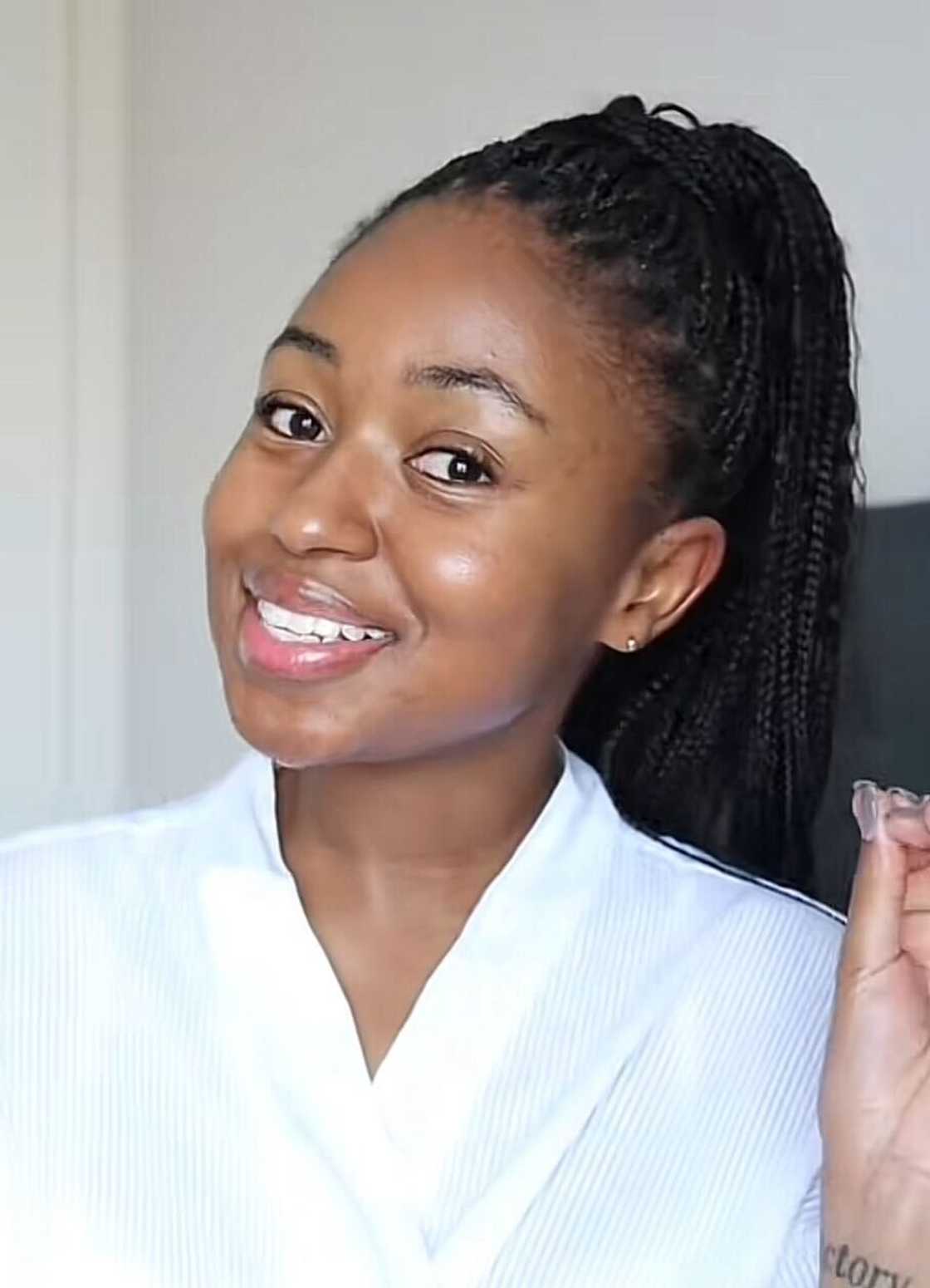 A young South African lady celebrated becoming a homeowner at 25 in a TikTok video. A young South African lady celebrated becoming a homeowner at 25 in a TikTok video.