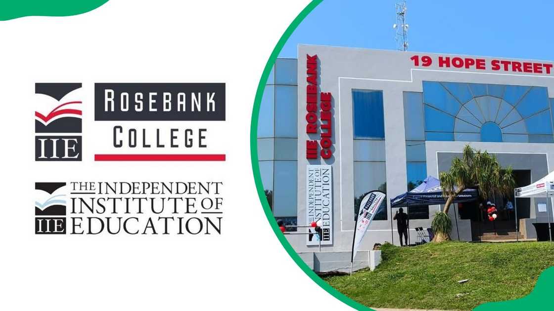 Rosebank College logo and section of the campus Rosebank College logo and section of the campus