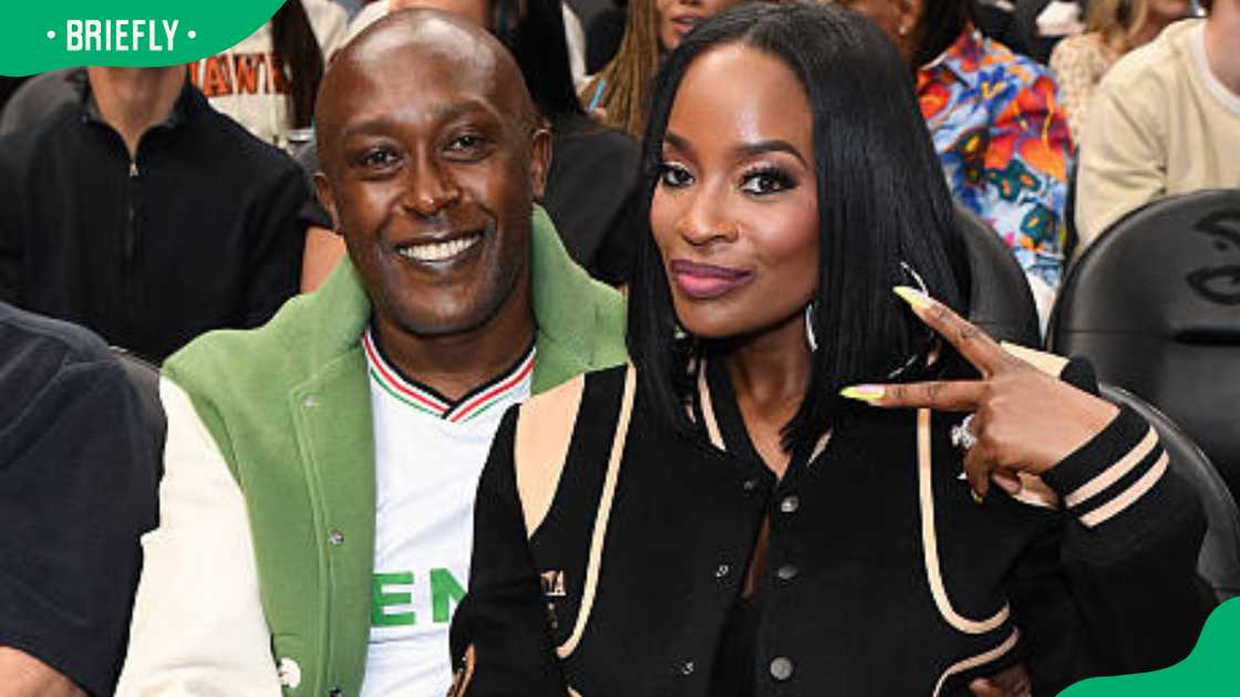Gerald Mwangi and Shamea Morton at the game between the Orlando Magic and the Atlanta Hawks Gerald Mwangi and Shamea Morton at the game between the Orlando Magic and the Atlanta Hawks