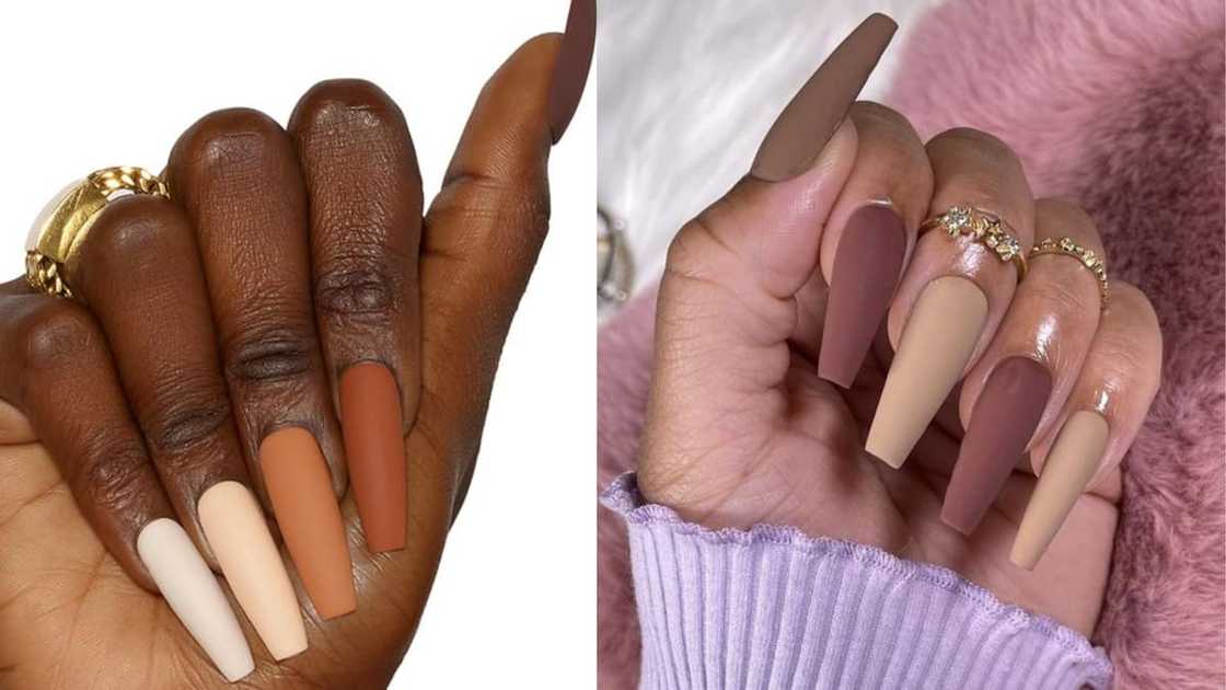 black woman nails for dark skin