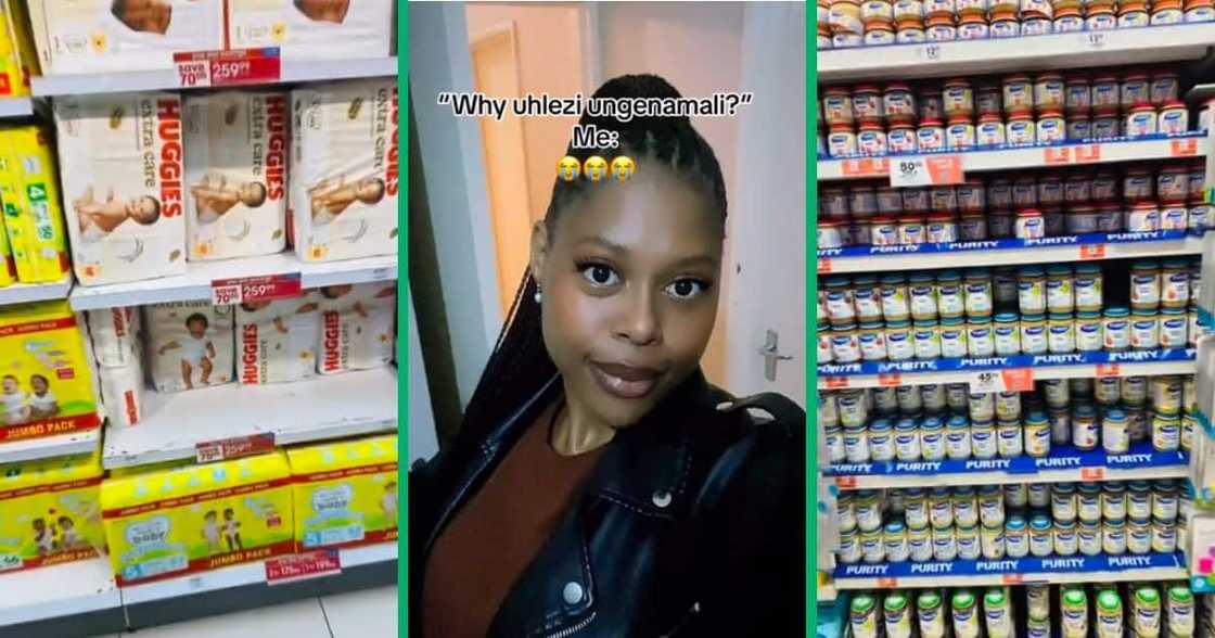 Young mom spends on baby essentials Young mom spends on baby essentials