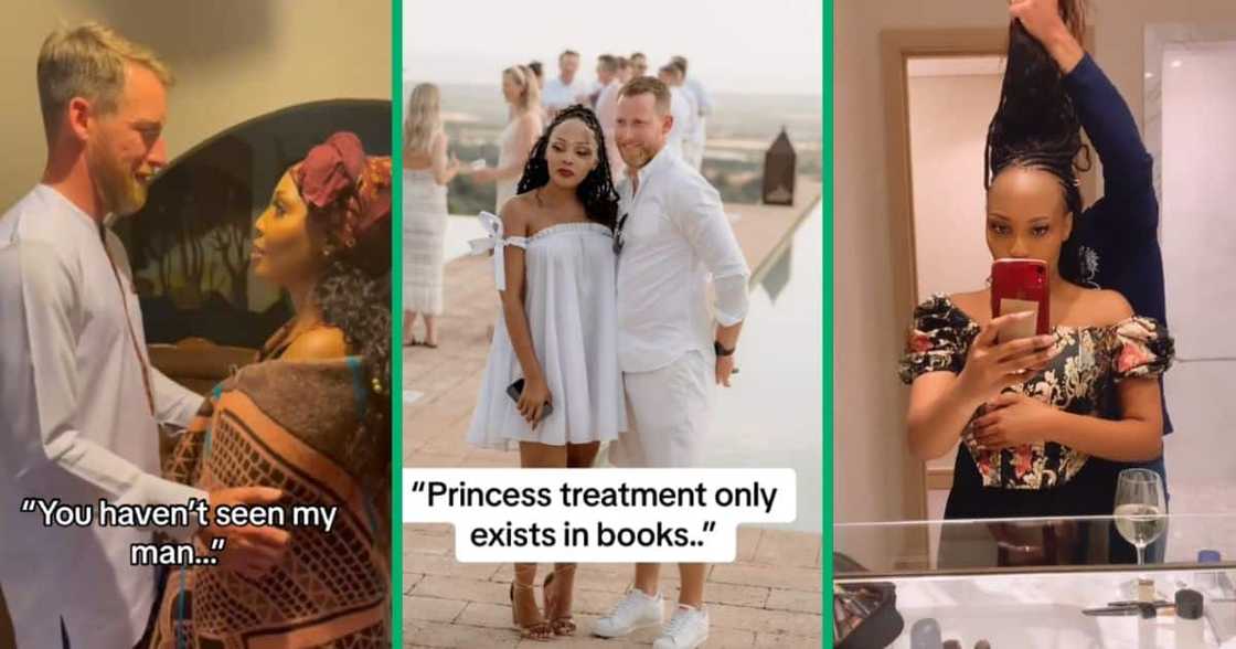 Woman shows off how husband treats her like princess