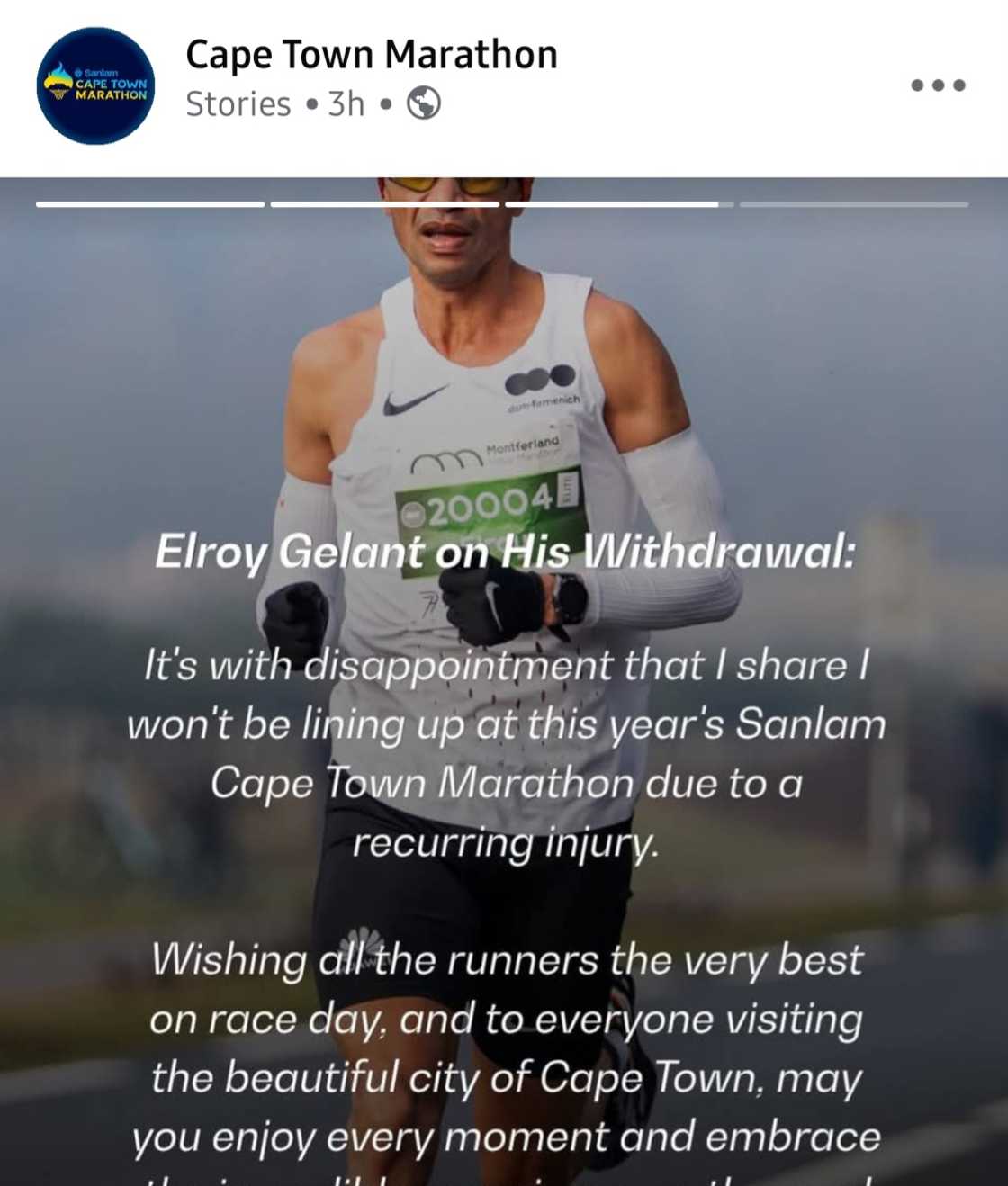 Cape Town Marathon, Elroy Gelant, Cape Town Cape Town Marathon, Elroy Gelant, Cape Town