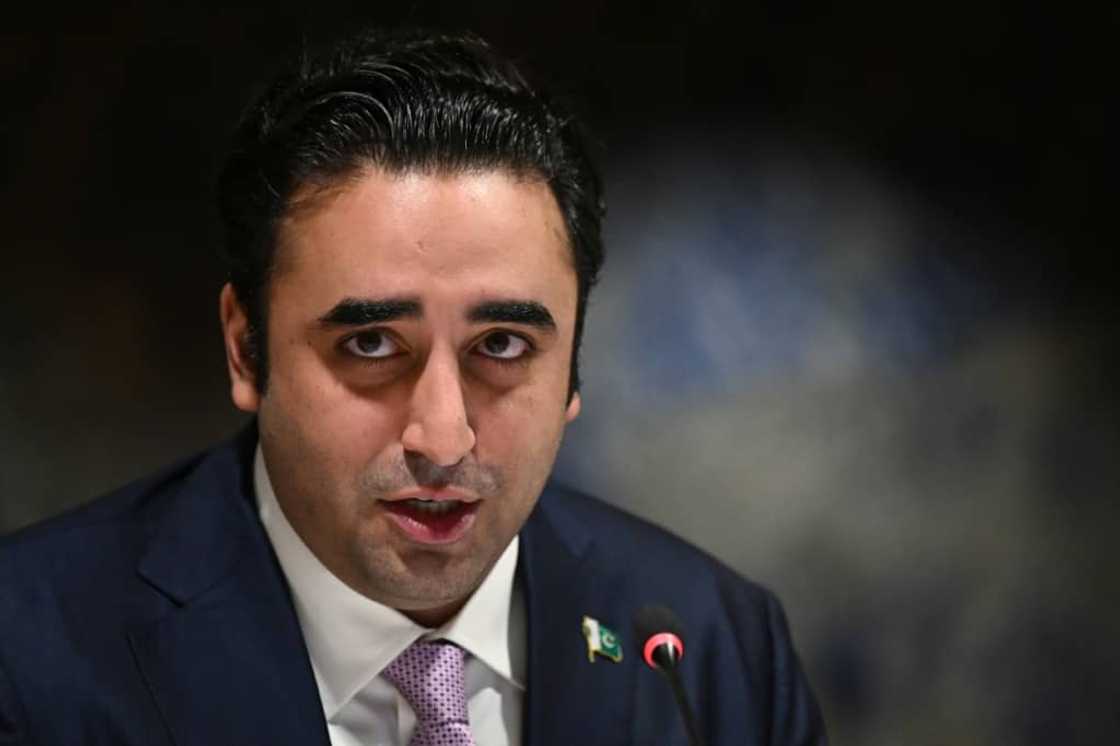 Pakistan's Foreign Minister Bilawal Bhutto Zardari opened the conference Pakistan's Foreign Minister Bilawal Bhutto Zardari opened the conference