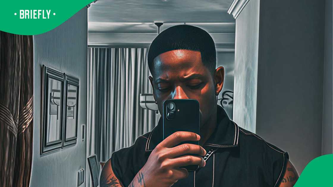 Prince Kaybee reacted to his AI video