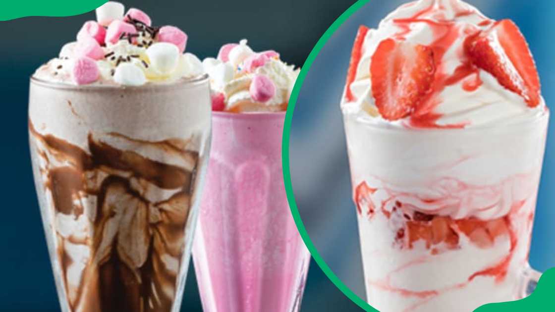 Delicious milkshakes Delicious milkshakes