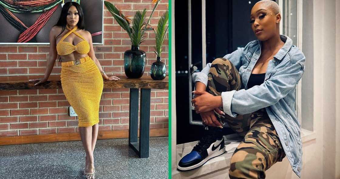Minnie Dlamini flaunted her body Minnie Dlamini flaunted her body