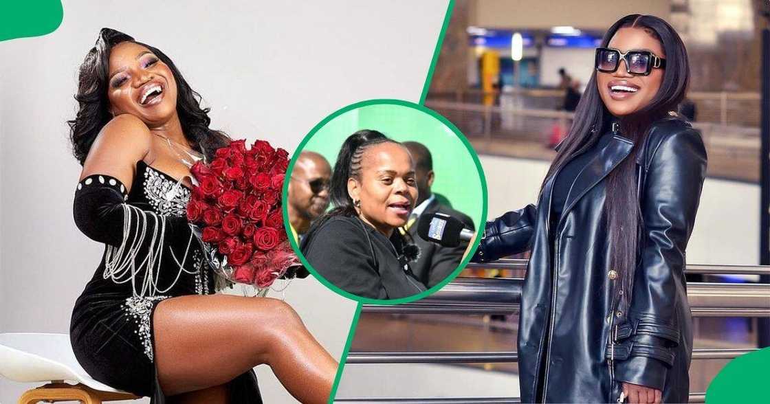 Makhadzi was welcomed at her homecoming by Dr Phophi Ramathuba Makhadzi was welcomed at her homecoming by Dr Phophi Ramathuba