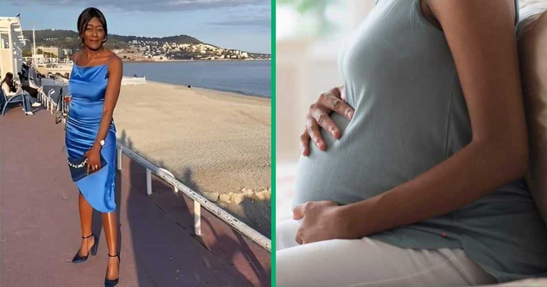 TikTok video shows a woman's pregnancy TikTok video shows a woman's pregnancy
