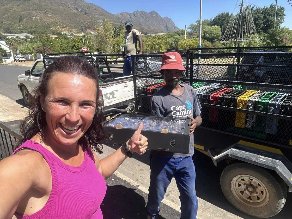 She said Abel's handiwork was visible across her shop and garden, where he spent years beautifying the property