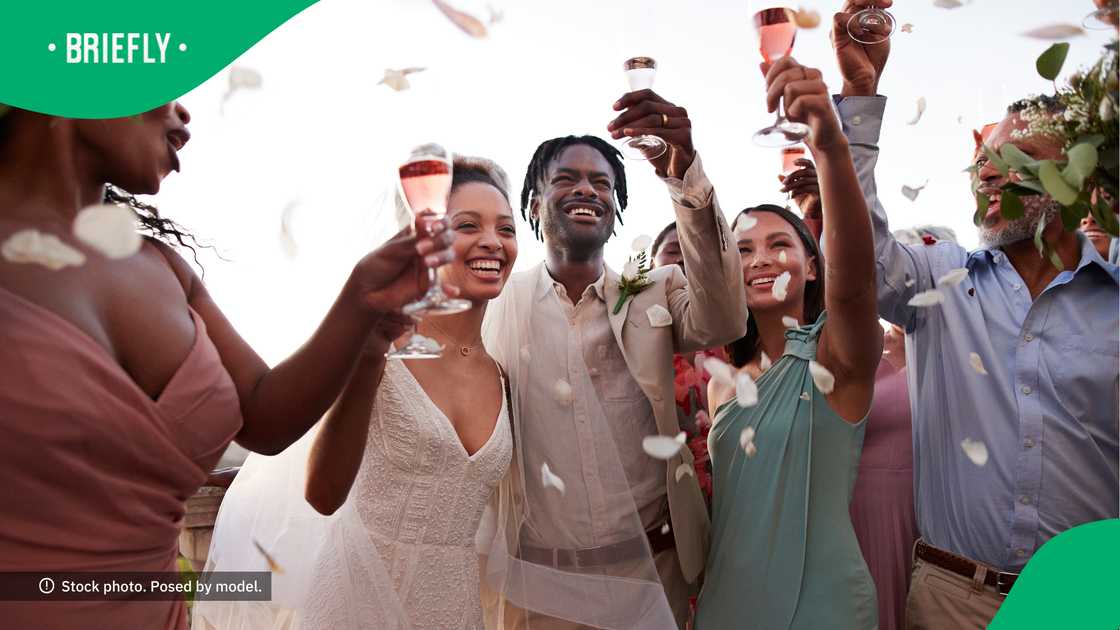Wedding celebrations are always fun in SA.