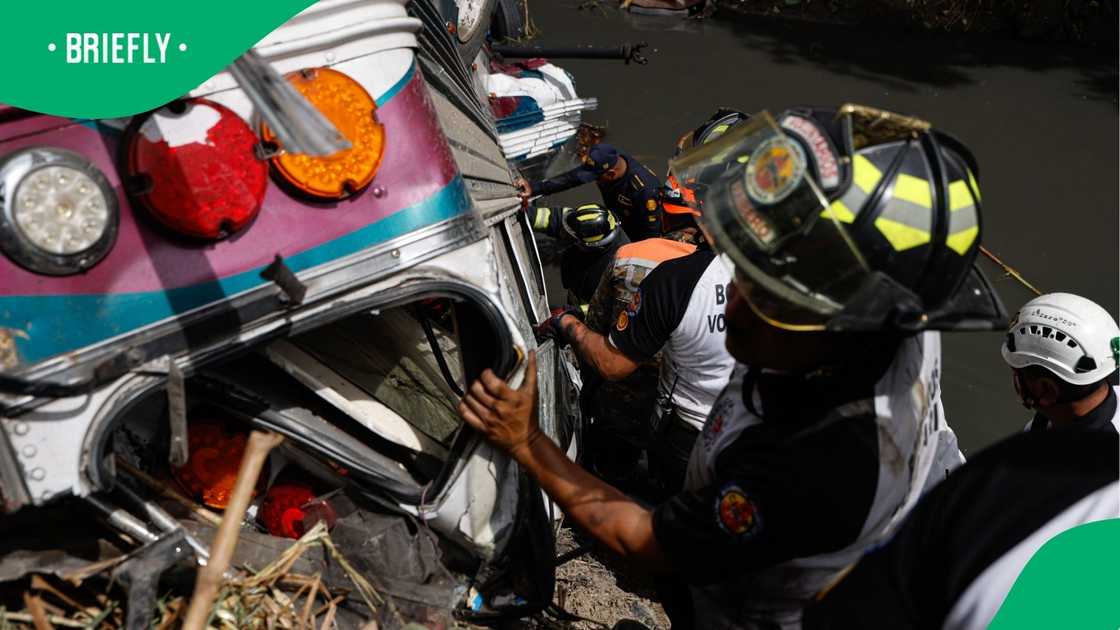 At least 55 dead in Guatemala after bus crashes into ravine