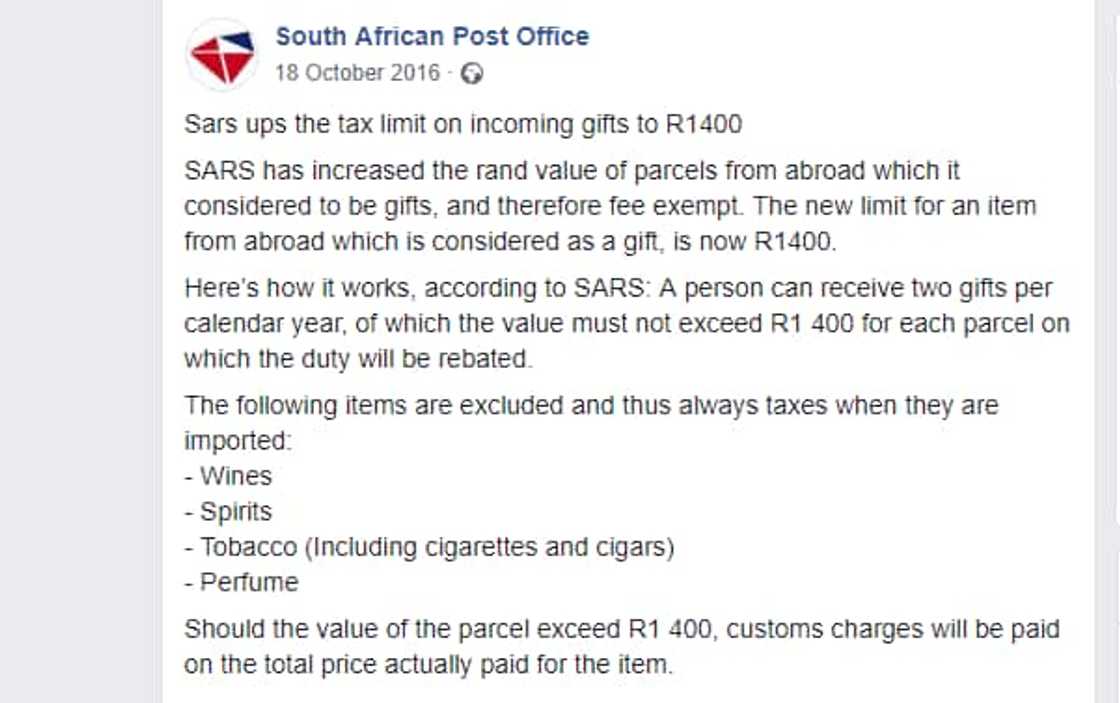 south africa import duties