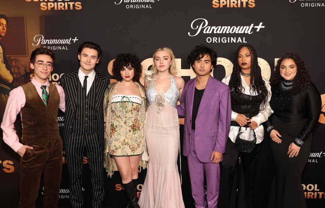 School Spirits cast at School Spirits screening