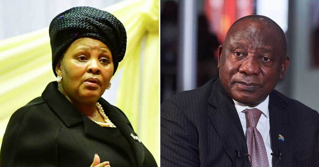 National Assembly Speaker Nosiviwe Mapisa-Nqakula_President Cyril Ramaphosa