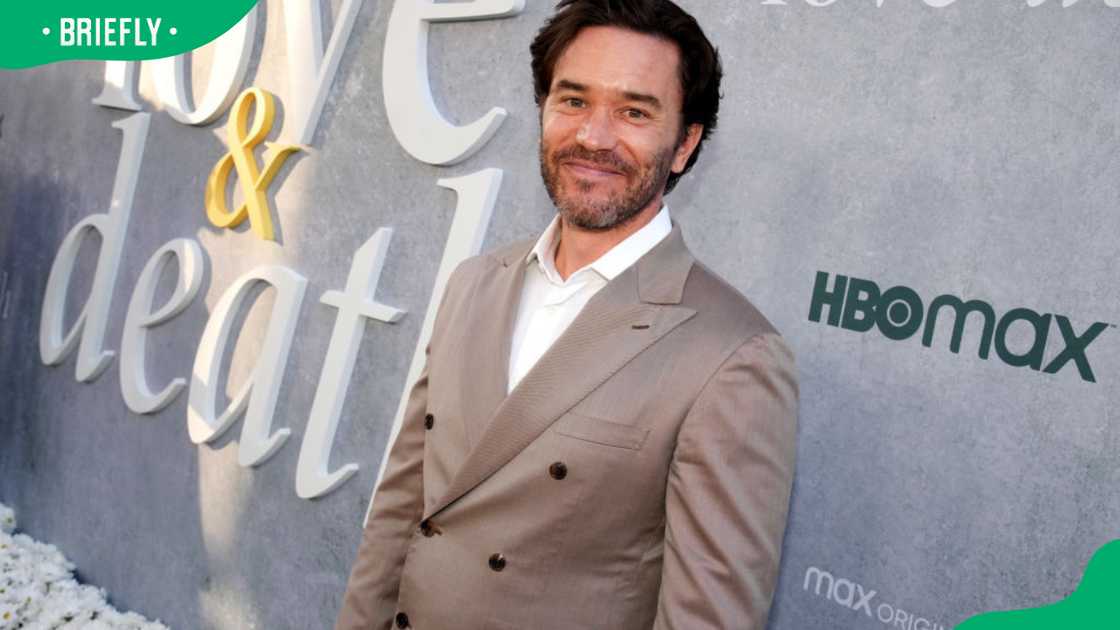 Tom Pelphrey during the 2023 premiere of Love & Death in Los Angeles, California Tom Pelphrey during the 2023 premiere of Love & Death in Los Angeles, California