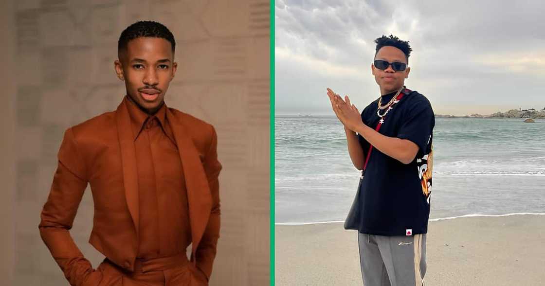 Social media influencer Lasizwe did the MKK dance challenge with Ghost Hlubi