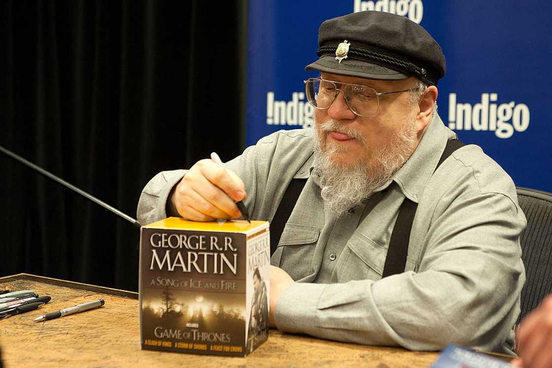 Author George R.R. Martin in Toronto, Canada.