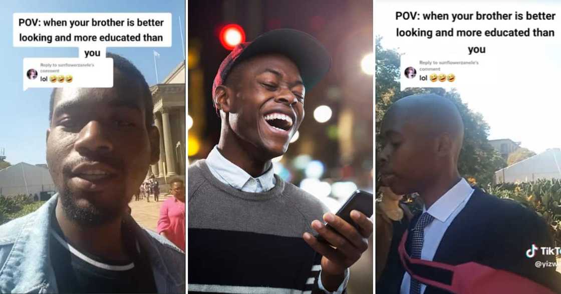 TikTok user @yizwasan used a hilarious play on words to hype his brother TikTok user @yizwasan used a hilarious play on words to hype his brother