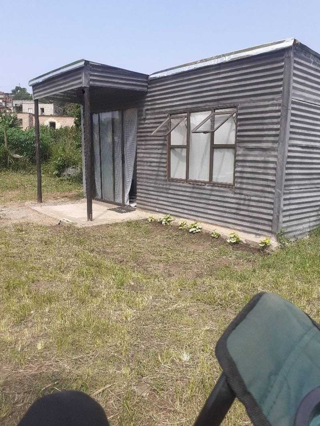 Durban man shares shack renovation online Durban man shares shack renovation online