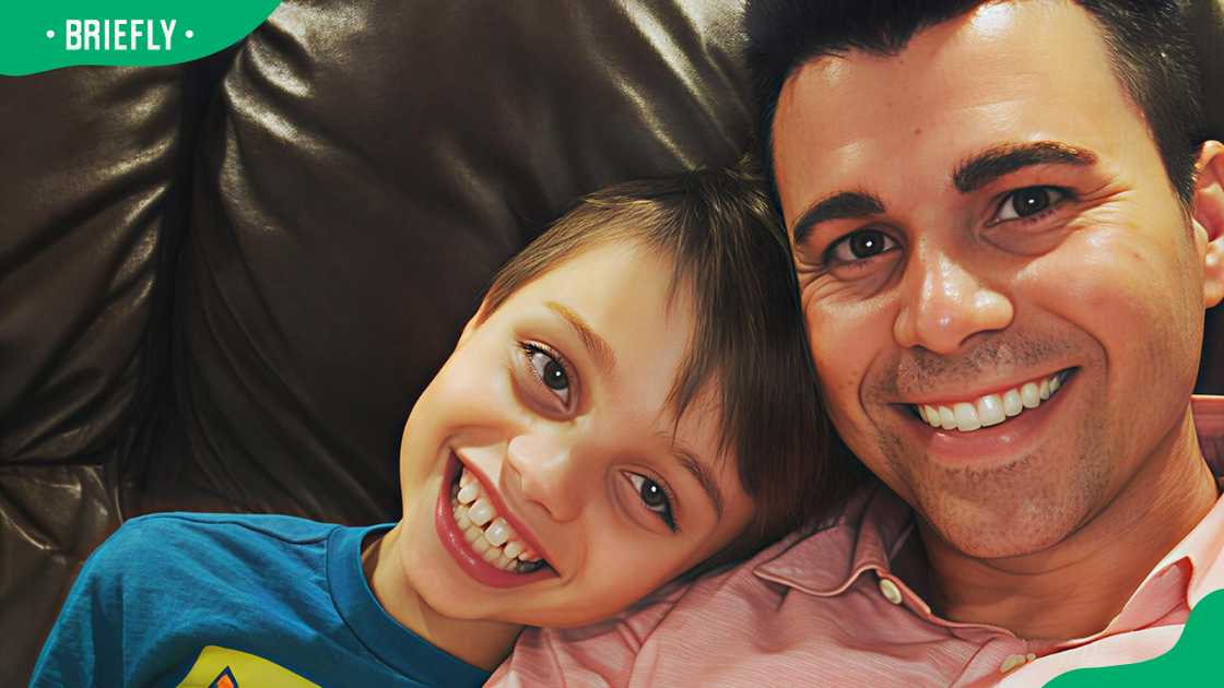 Mark Rober and his son Mark Rober and his son