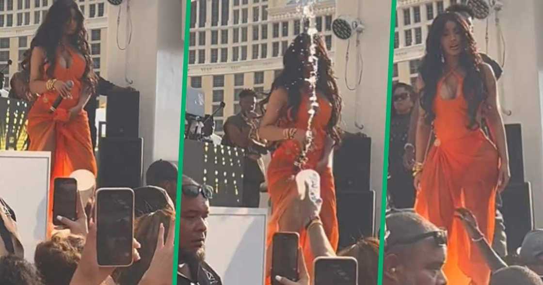 Cardi B at live concert