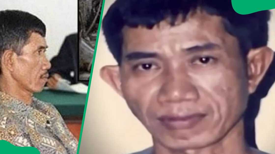 Ahmad Suradji at his court hearing Ahmad Suradji at his court hearing