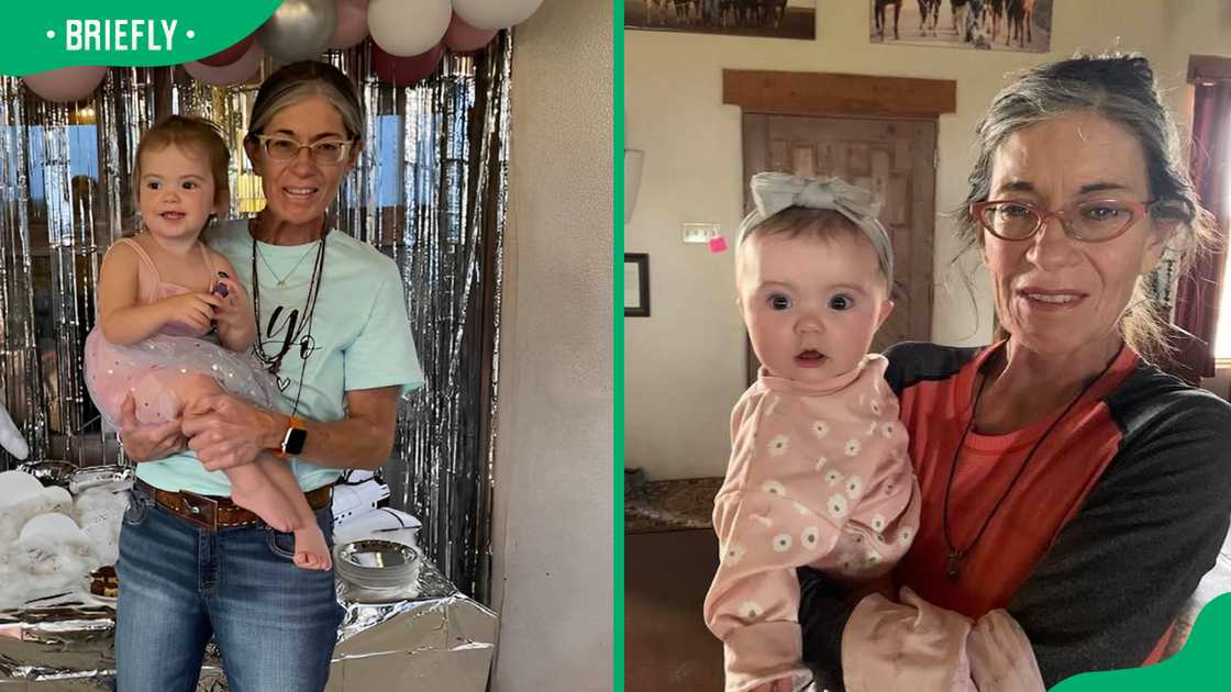 Kellie Kyle and her grandchild