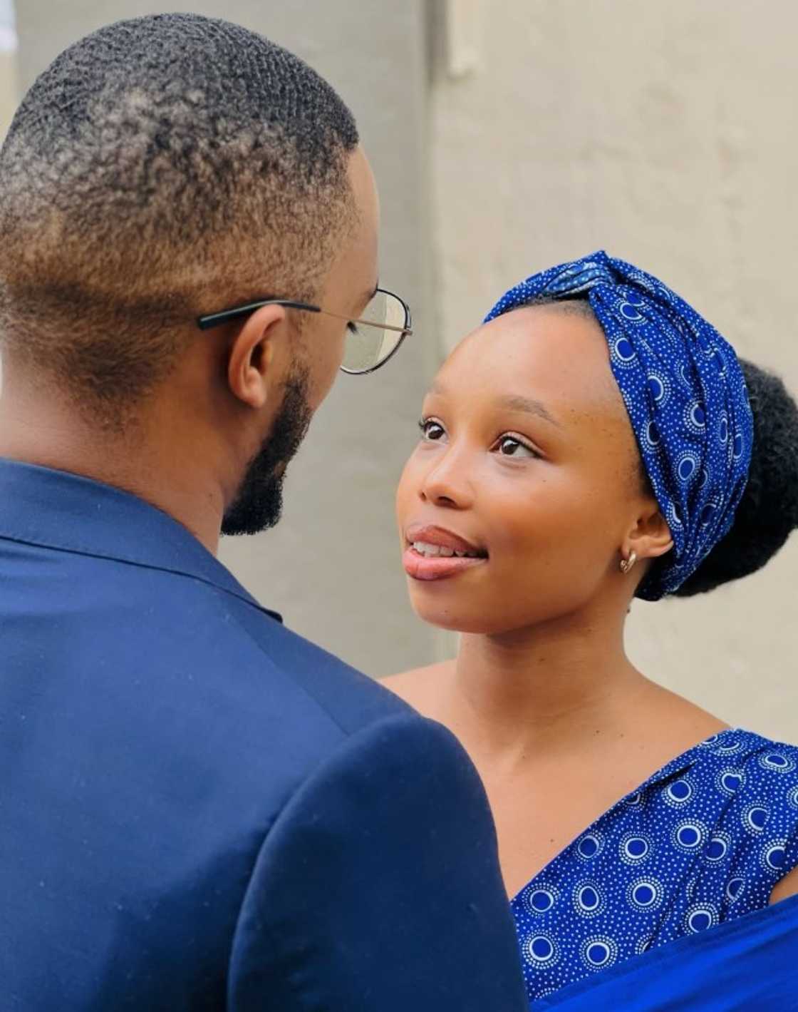 Candice Modiselle with husband Candice Modiselle with husband