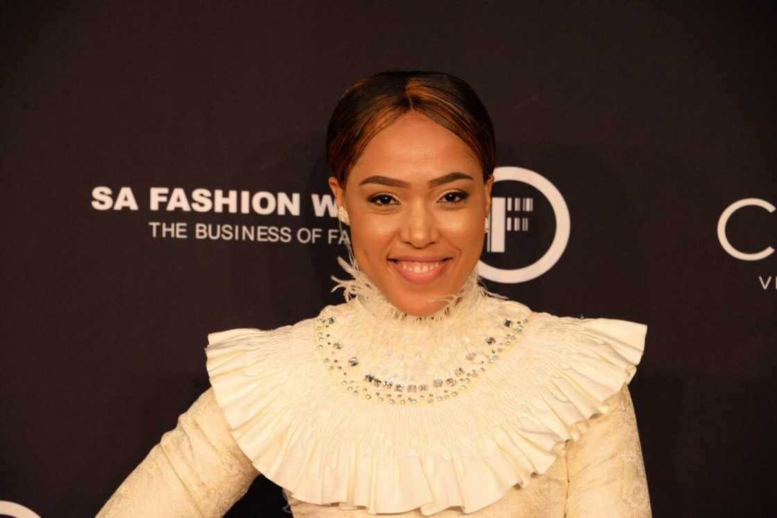 Simz Ngema at the SA Fashion Week