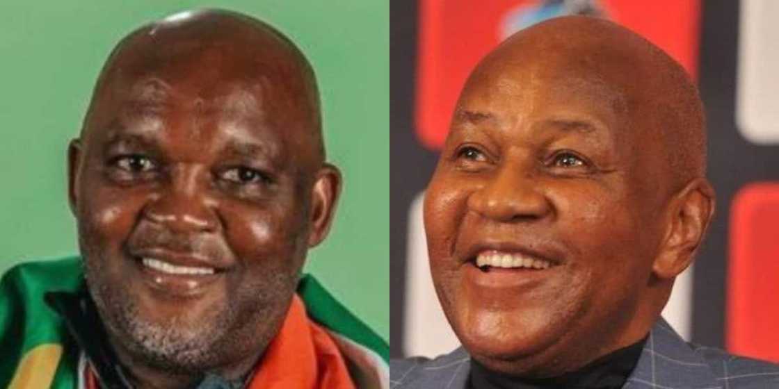 Pitso Mosimane, Kaizer Motaung,CAF Champions League Finals Pitso Mosimane, Kaizer Motaung,CAF Champions League Finals