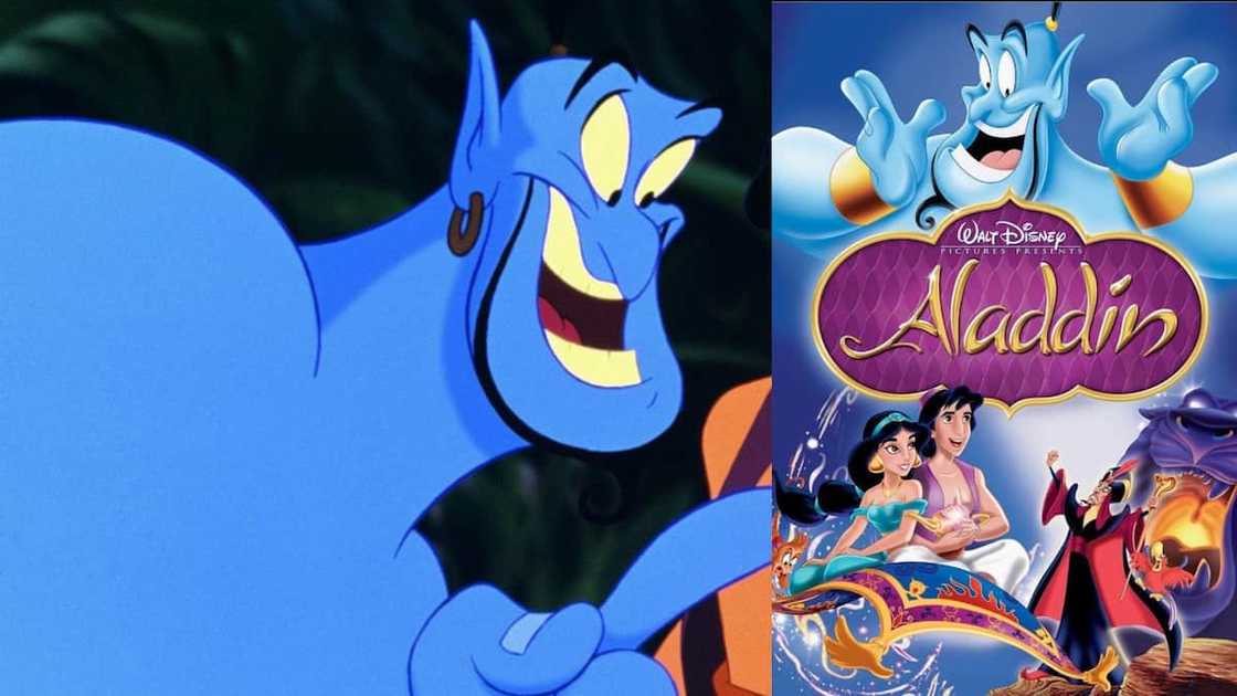 A poster of Genie from Aladdin A poster of Genie from Aladdin