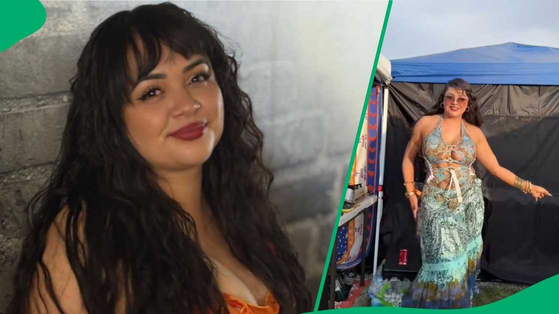 Woman shows shower at Coachella in TikTok video Woman shows shower at Coachella in TikTok video