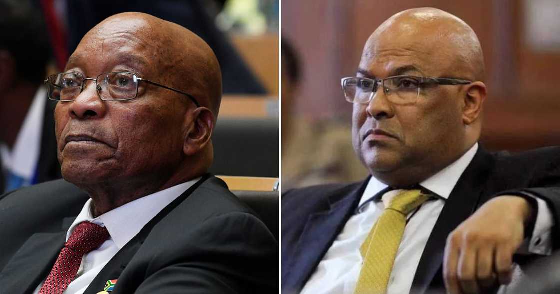 Jacob Zuma thanks Arthur Fraser Jacob Zuma thanks Arthur Fraser