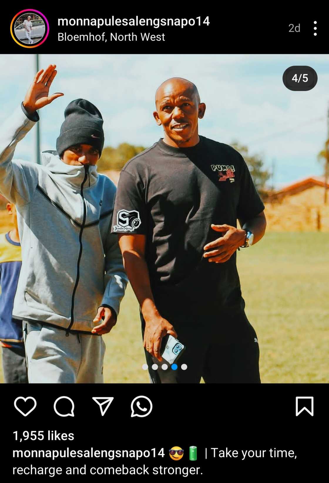 Monnapule Saleng Says “Recharge and Come Back Stronger” After Pirates Loan Move Monnapule Saleng Says “Recharge and Come Back Stronger” After Pirates Loan Move