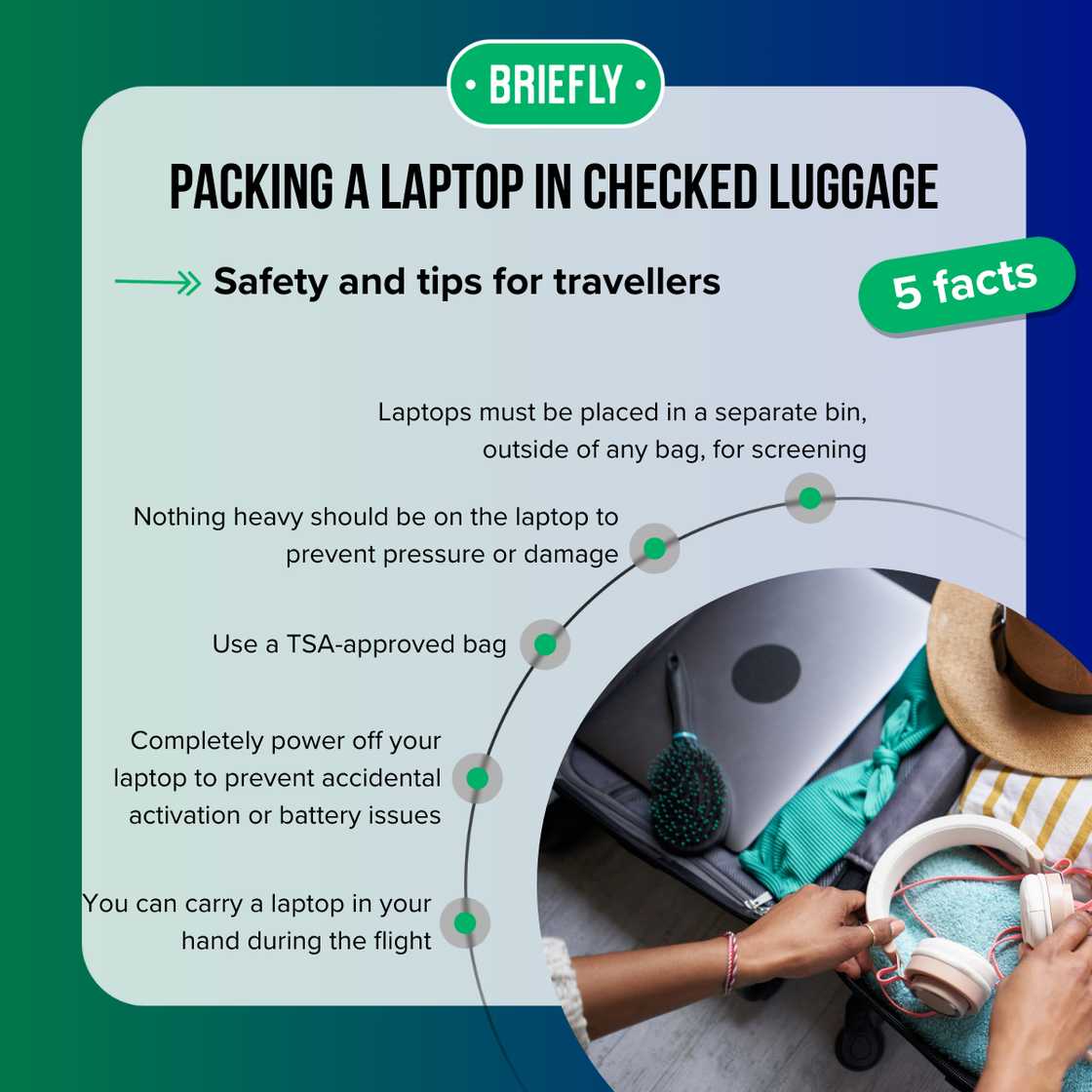 Facts about packing a laptop in checked luggage