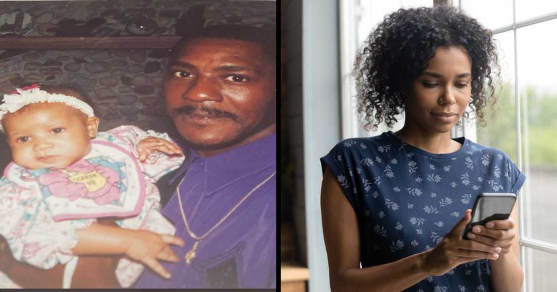 Maurekia, father, daughter, loss, memory, family, love, boyfriend, portrait Maurekia, father, daughter, loss, memory, family, love, boyfriend, portrait