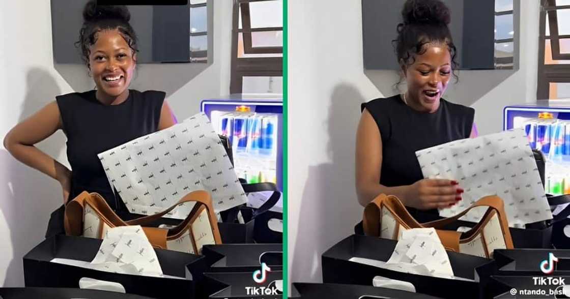 Ntandokazi was amazed by the gifts she received from brands Ntandokazi was amazed by the gifts she received from brands