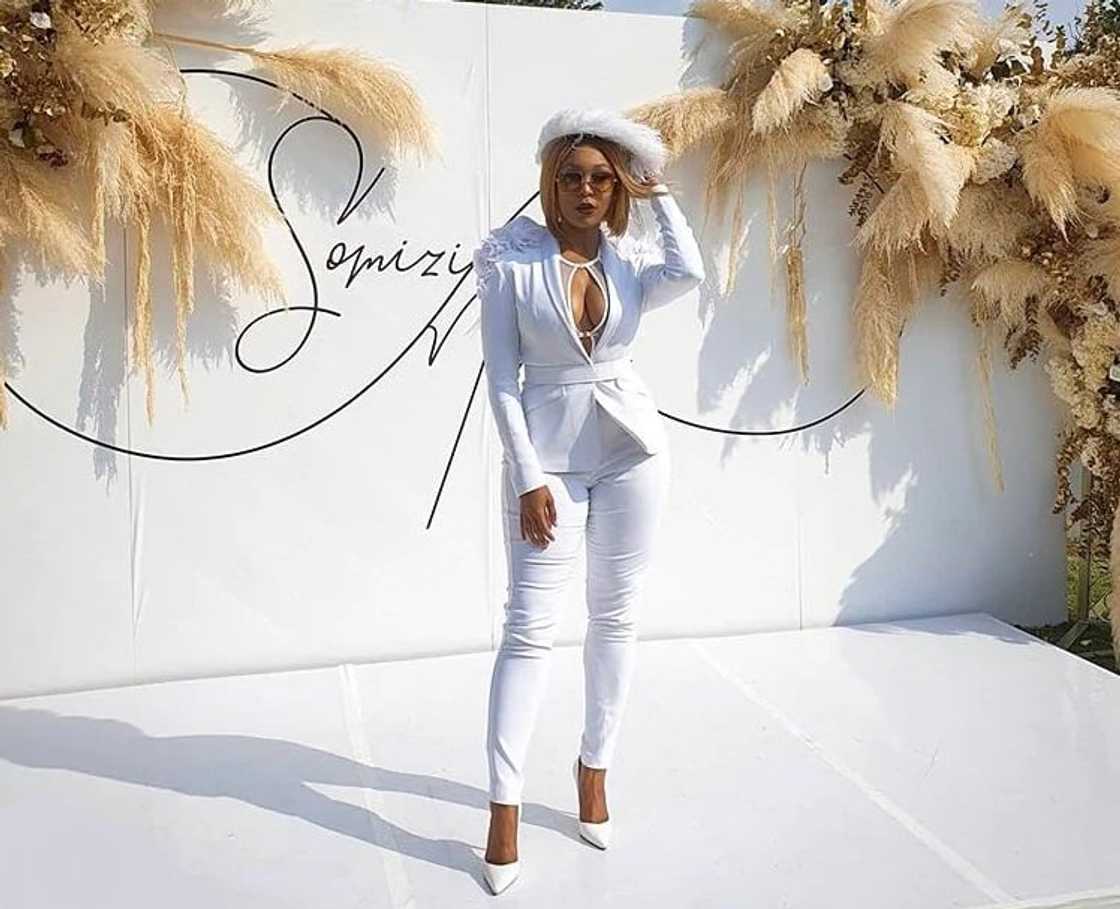 Somizi white wedding