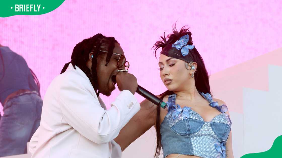 Don Toliver and Kali Uchis at Coachella