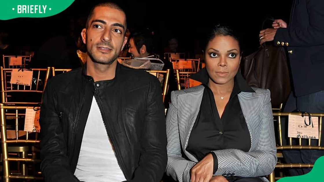 Wissam Al Mana and Janet Jackson at Paris Fashion Week