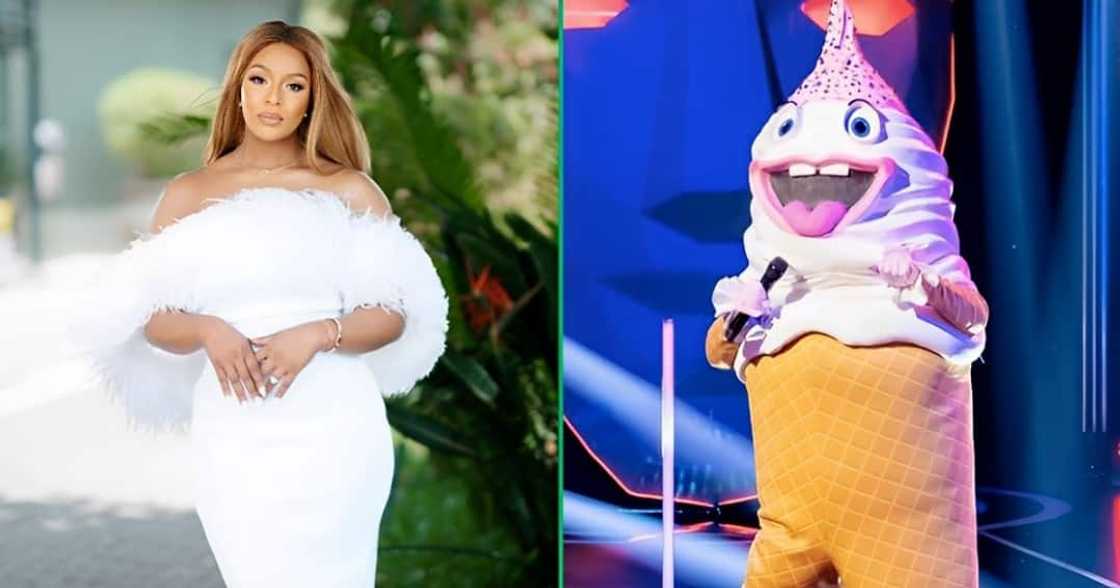 Jessica Nkosi on The Masked Singer SA Jessica Nkosi on The Masked Singer SA