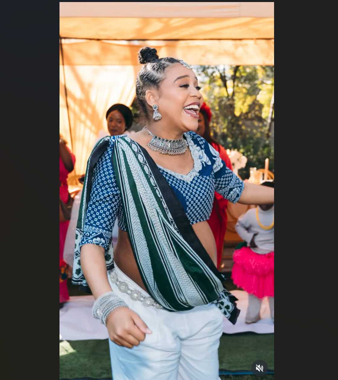 Sho Madjozi shared glimpses of her baby shower. Sho Madjozi shared glimpses of her baby shower.